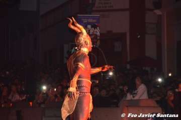 Telde se asusta con el Perro Maldito en Valsequillo (Foto Francisco Javier Santana, Acfi Press y TA)